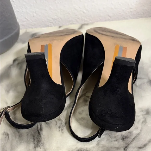 Sam Edelman Women's Bianka Sling Pump, Black, 7.5 - Picture 8 of 12